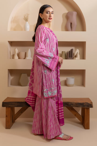 Embroidered Shirt Shalwar Dupatta - 0273