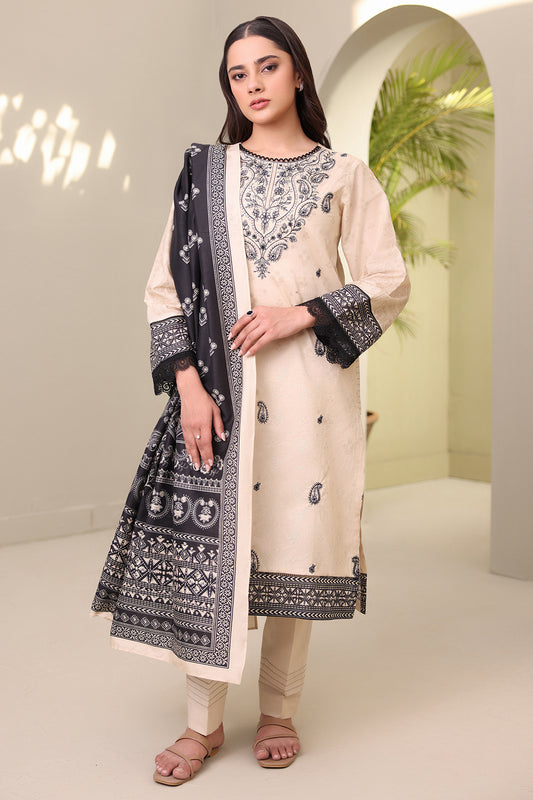 Embroidered Shirt Shalwar Dupatta - 0274