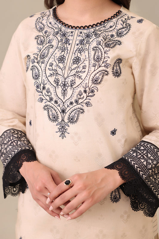 Embroidered Shirt Shalwar Dupatta - 0274