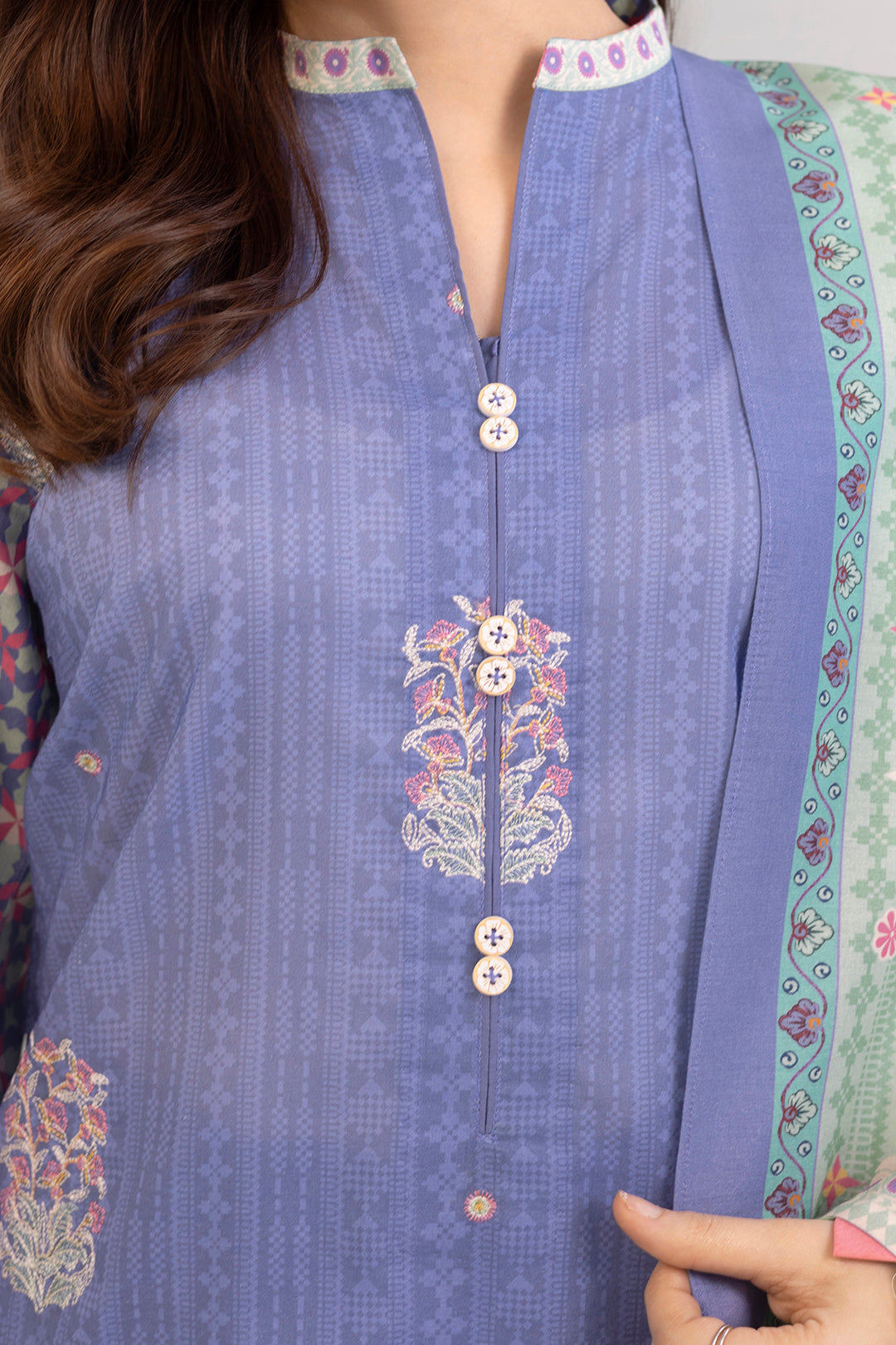 Embroidered Shirt Shalwar Dupatta - 0276