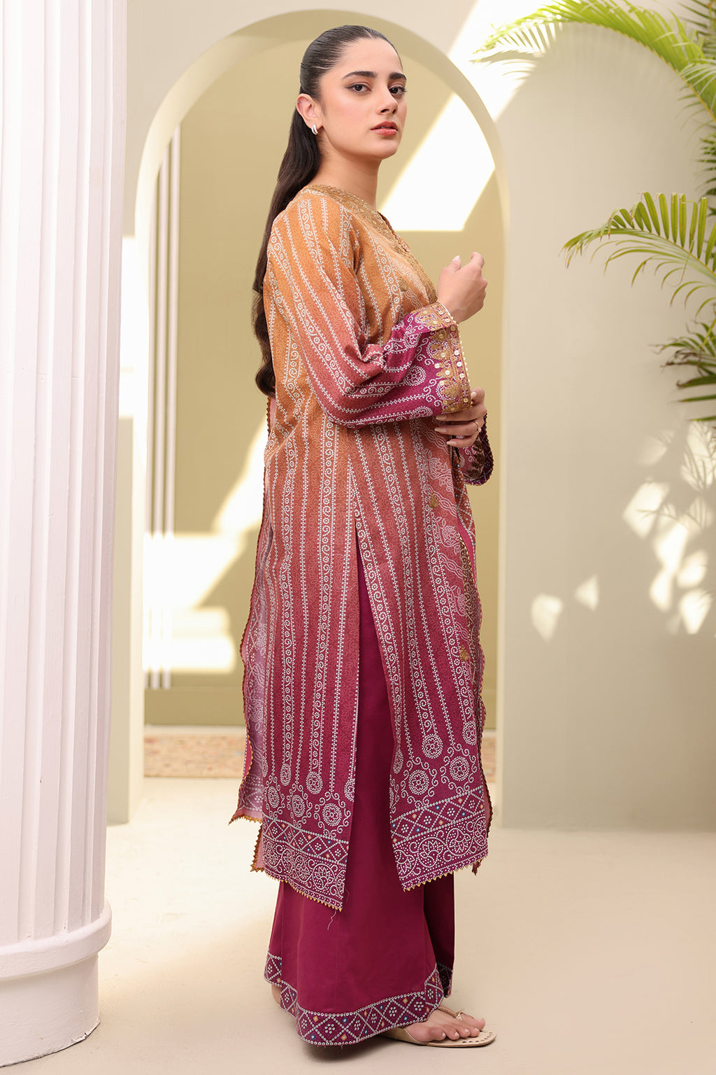 Embroidered Shirt Shalwar Dupatta - 0277