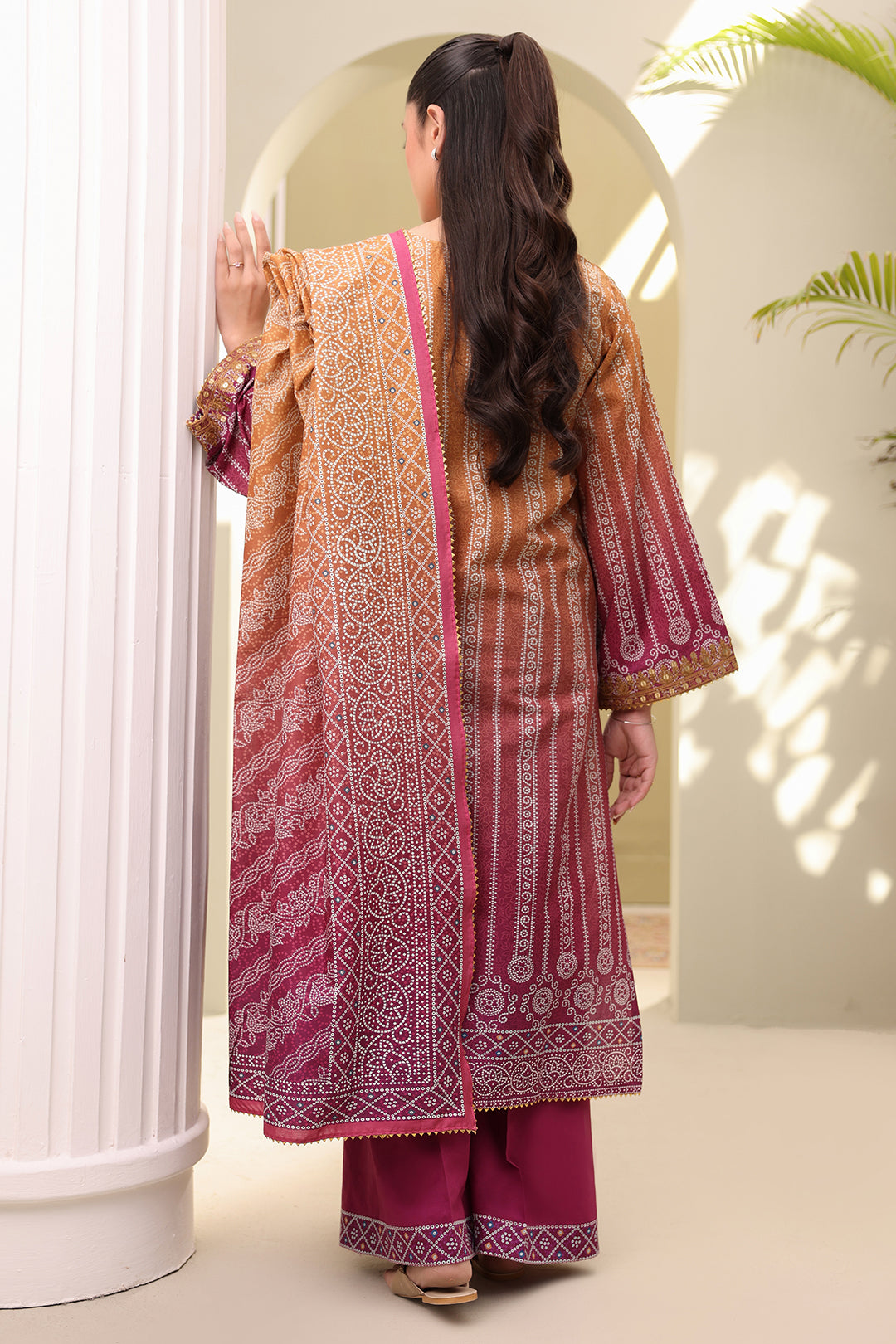 Embroidered Shirt Shalwar Dupatta - 0277