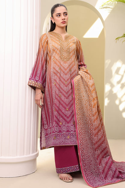 Embroidered Shirt Shalwar Dupatta - 0277