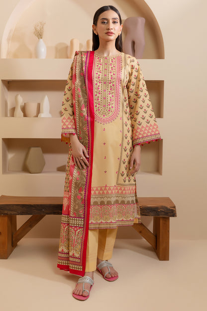Embroidered Shirt Shalwar Dupatta - 0278