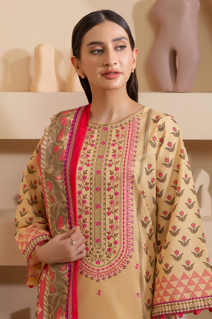Embroidered Shirt Shalwar Dupatta - 0278