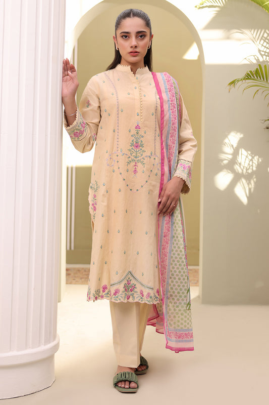 Embroidered Shirt Shalwar Dupatta - 0279