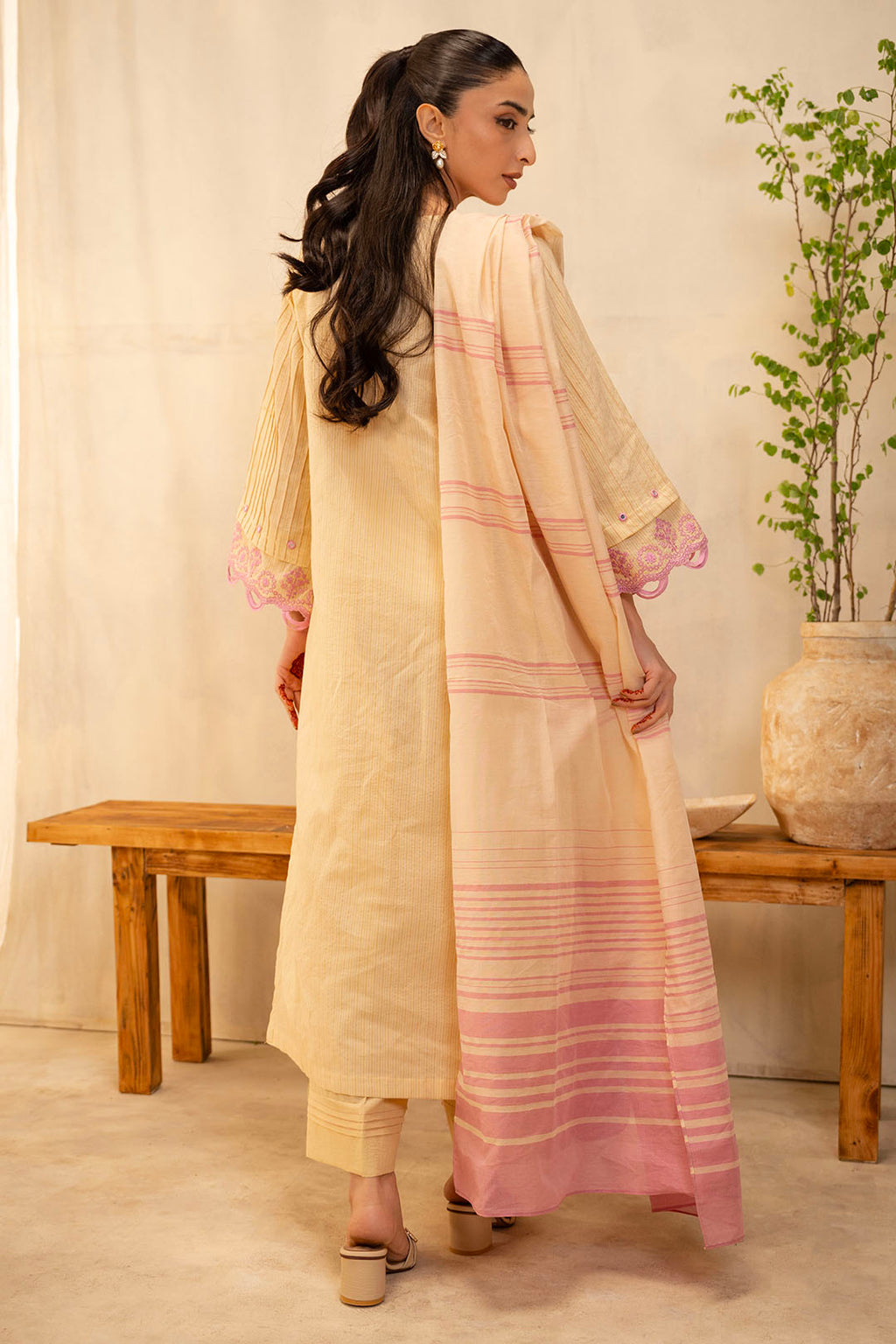 Embroidered Shirt Shalwar Dupatta - 0280
