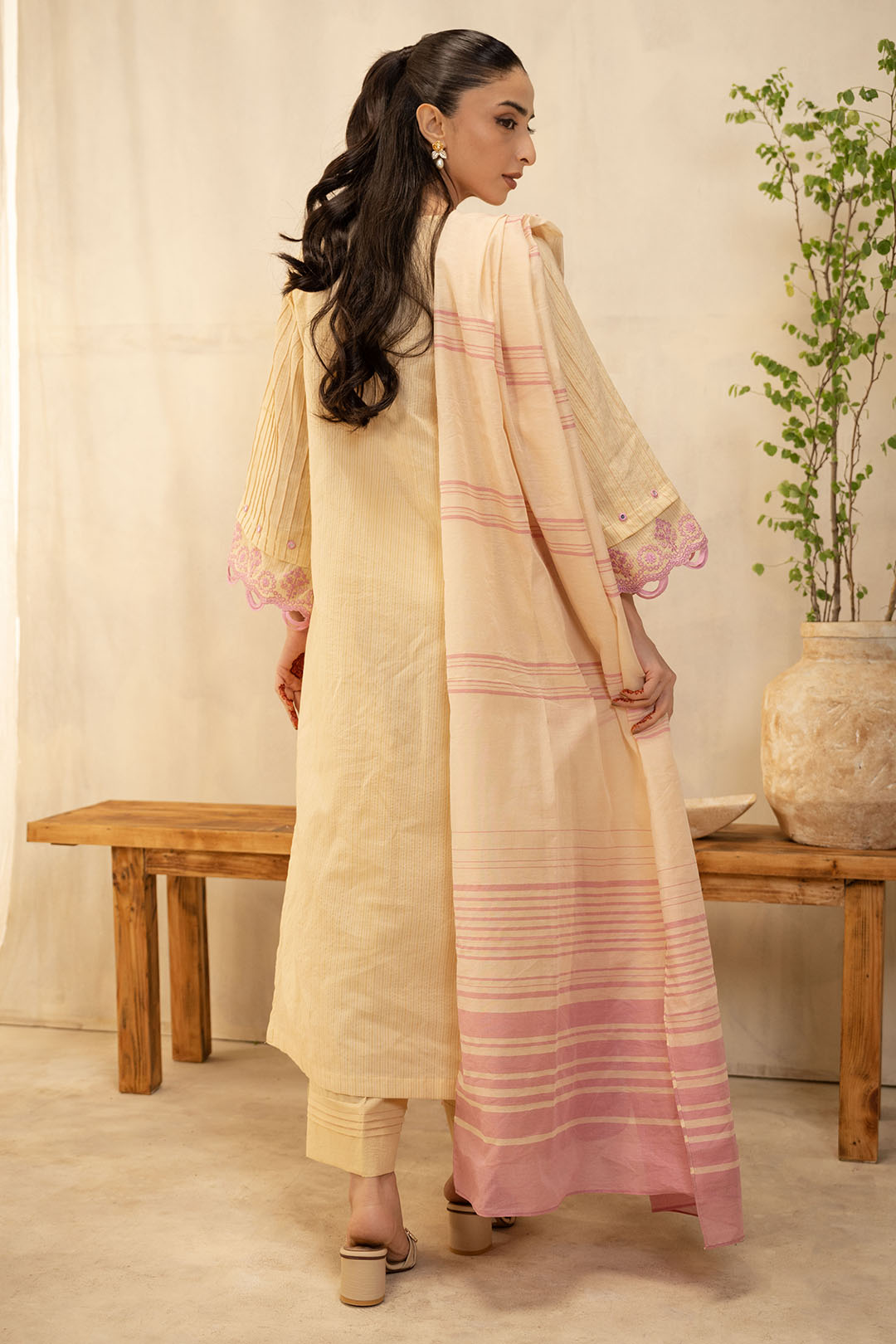 Embroidered Shirt Shalwar Dupatta - 0280