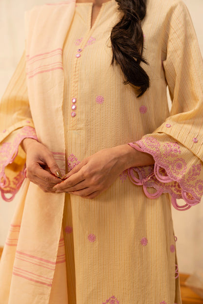 Embroidered Shirt Shalwar Dupatta - 0280