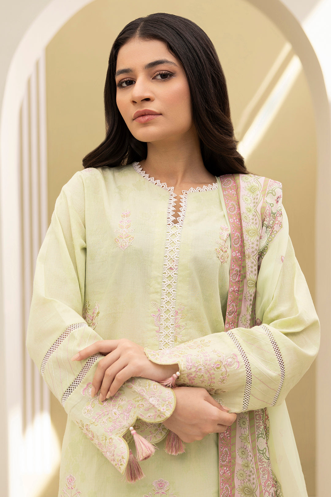Embroidered Shirt Shalwar Dupatta - 0281