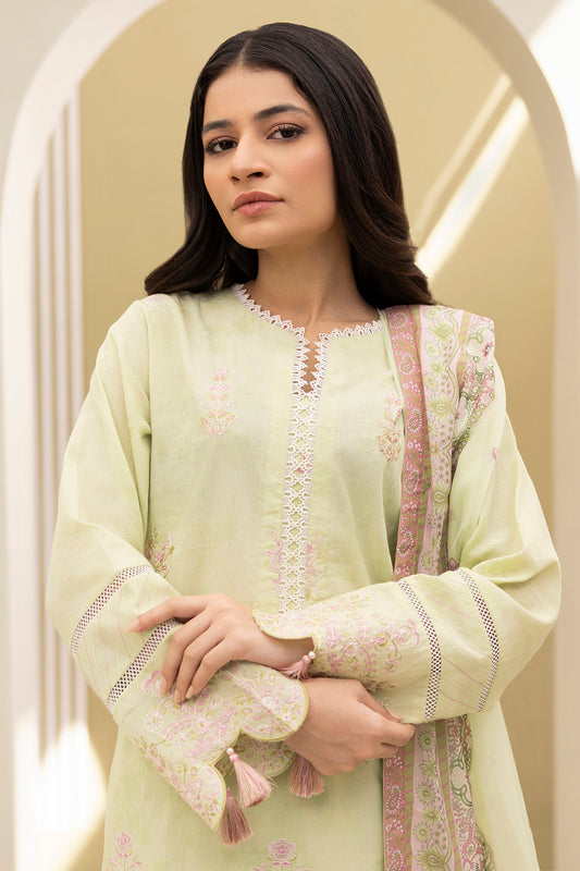 Embroidered Shirt Shalwar Dupatta - 0281