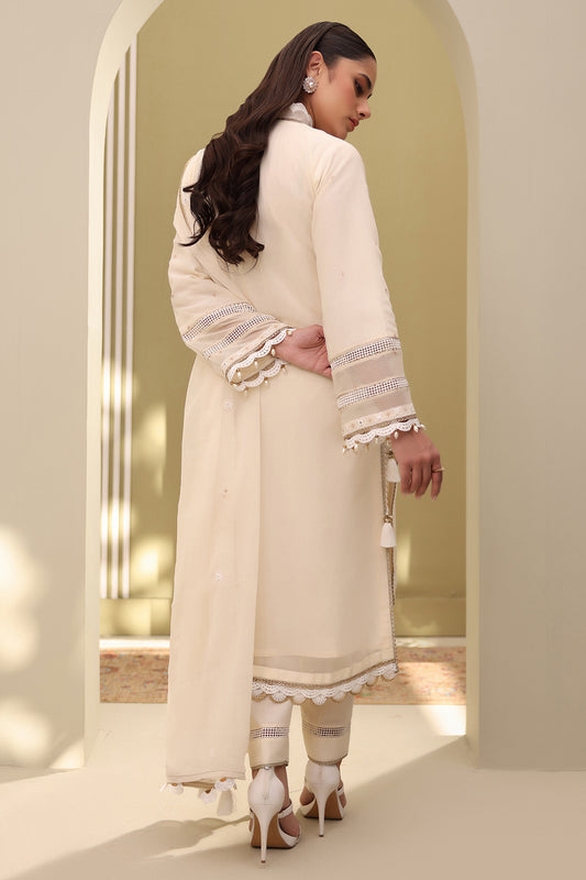Embroidered Shirt Shalwar Dupatta - 0282