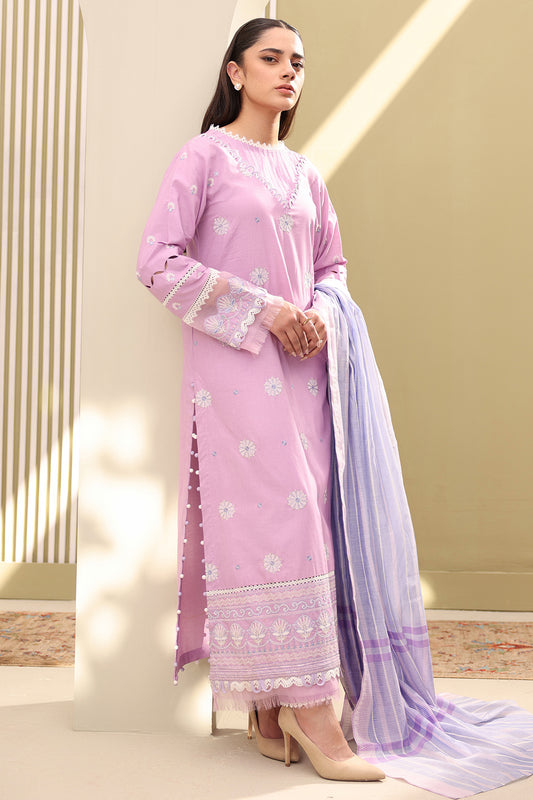 Embroidered Shirt Shalwar Dupatta - 0284