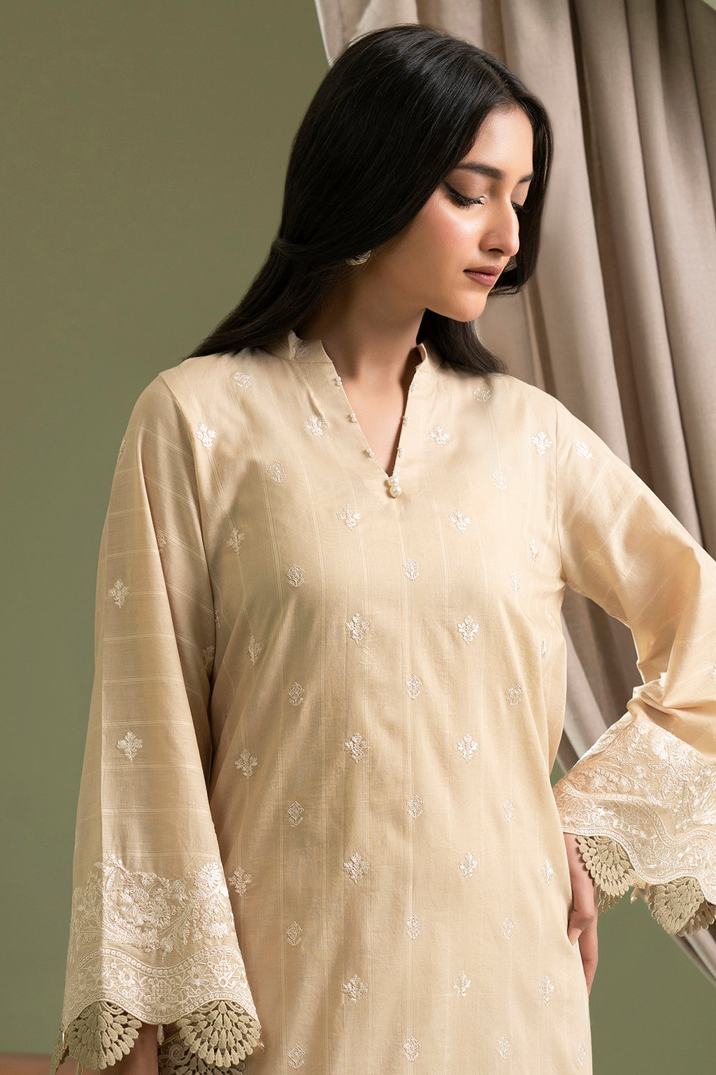Embroidered Shirt Shalwar Dupatta - 0285