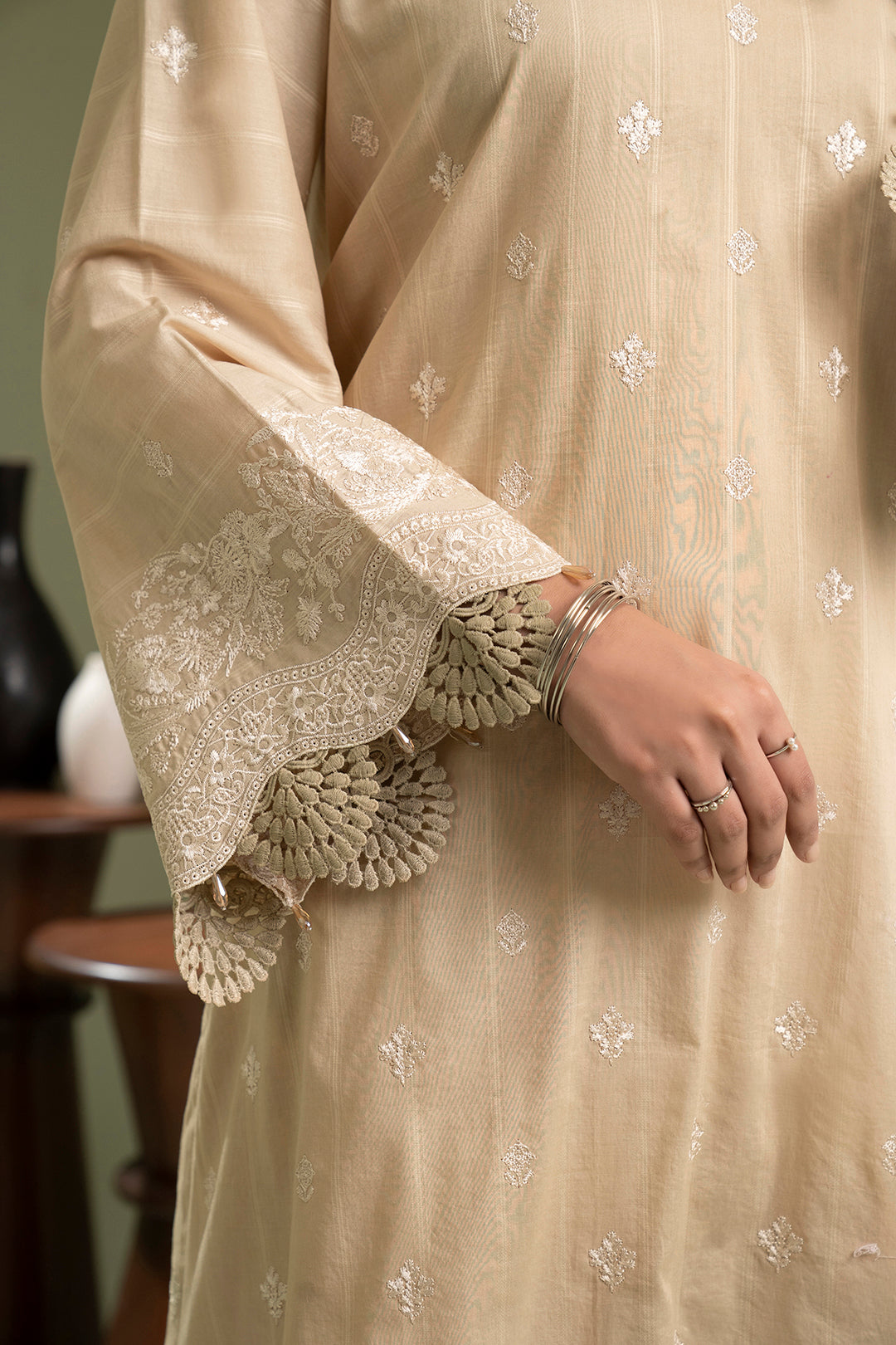 Embroidered Shirt Shalwar Dupatta - 0285