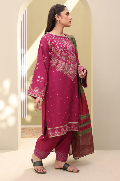 Embroidered Shirt Shalwar Dupatta - 0286