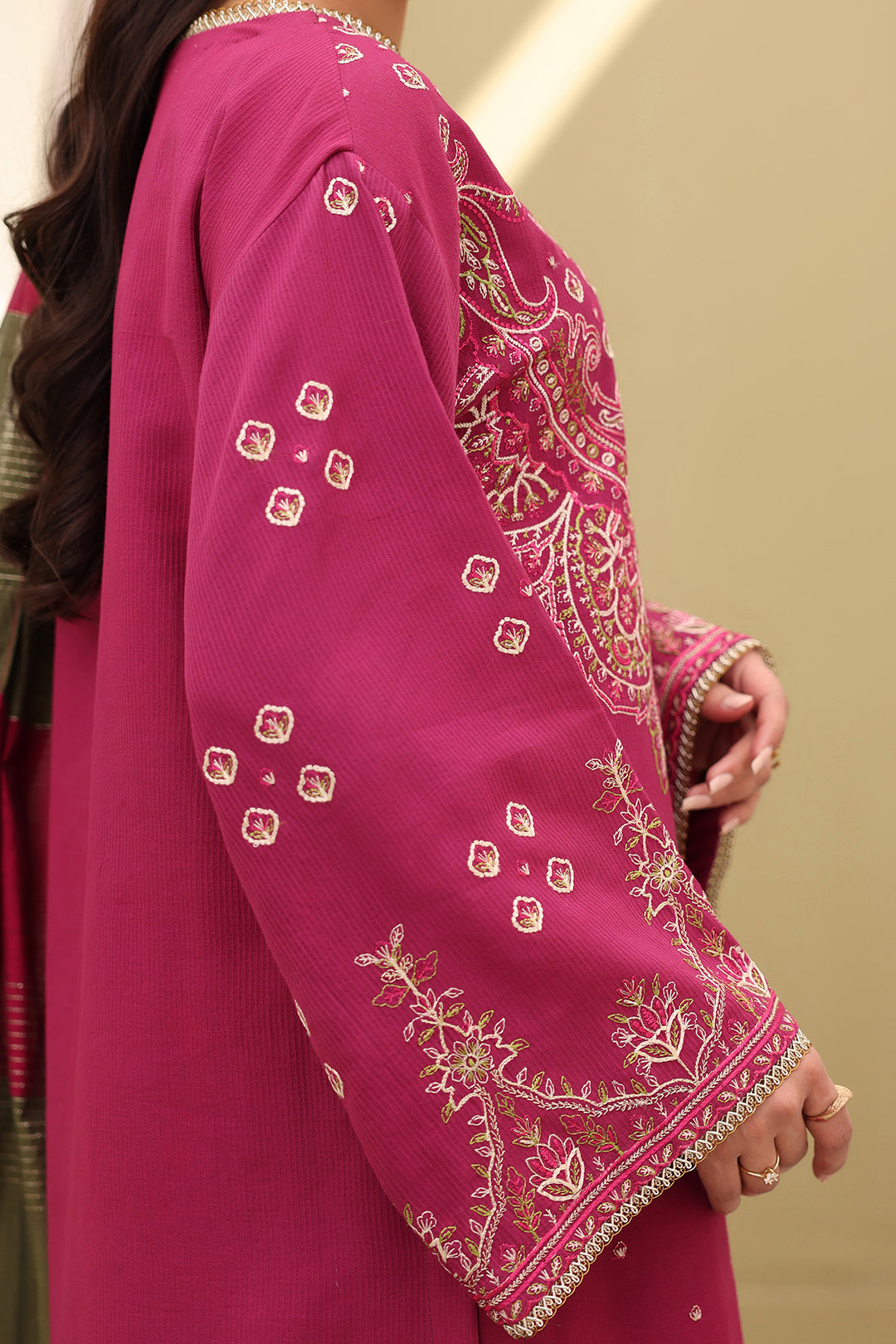 Embroidered Shirt Shalwar Dupatta - 0286