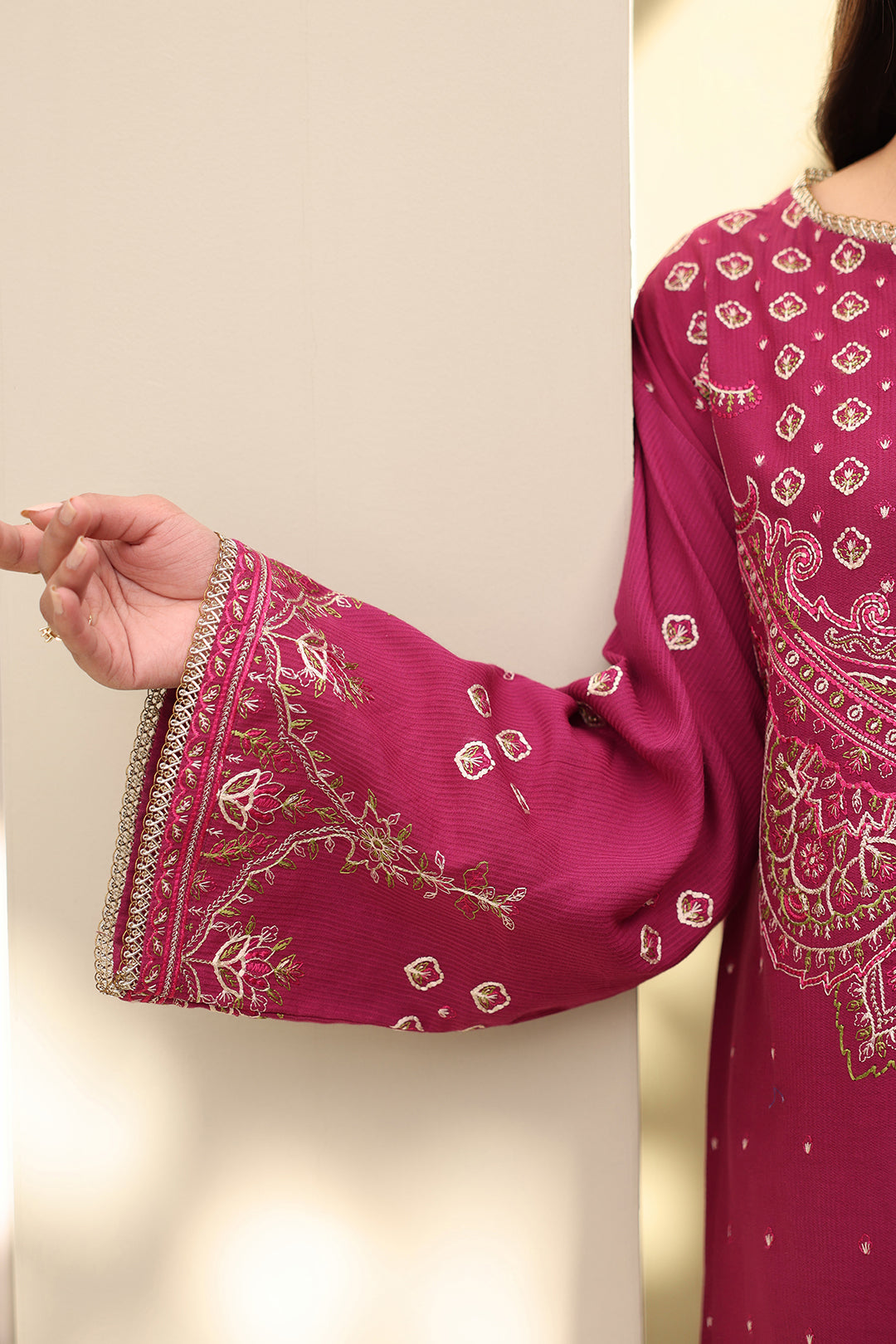 Embroidered Shirt Shalwar Dupatta - 0286