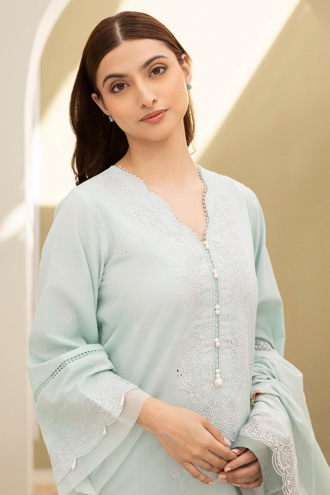 Embroidered Shirt Shalwar Dupatta - 0287