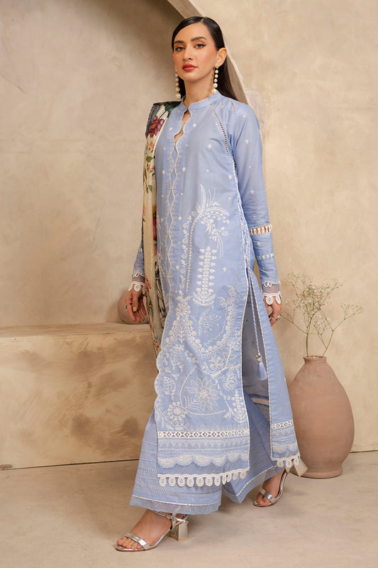 Embroidered Shirt Shalwar Dupatta - 0288