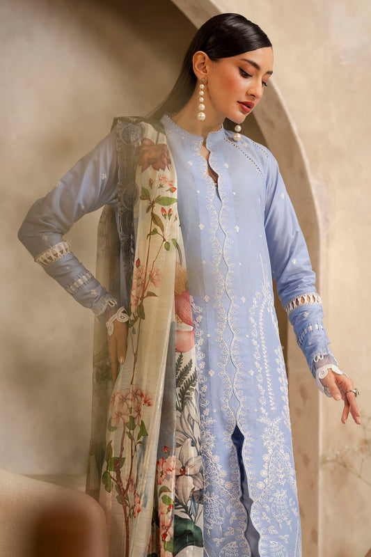 Embroidered Shirt Shalwar Dupatta - 0288