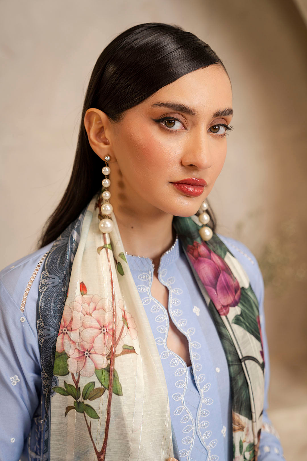 Embroidered Shirt Shalwar Dupatta - 0288