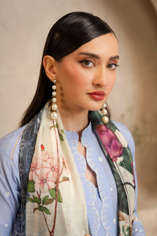 Embroidered Shirt Shalwar Dupatta - 0288