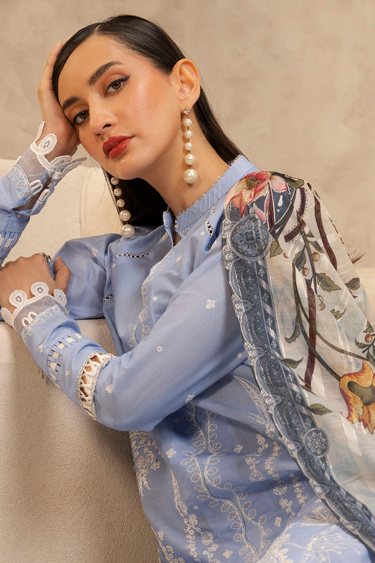 Embroidered Shirt Shalwar Dupatta - 0288