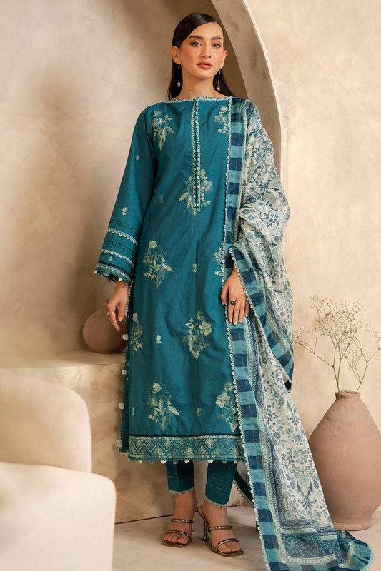Embroidered Shirt Shalwar Dupatta - 0290
