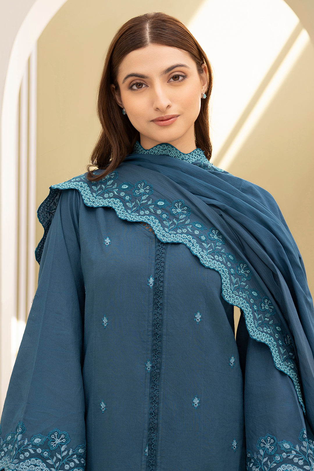 Embroidered Shirt Shalwar Dupatta - 0291