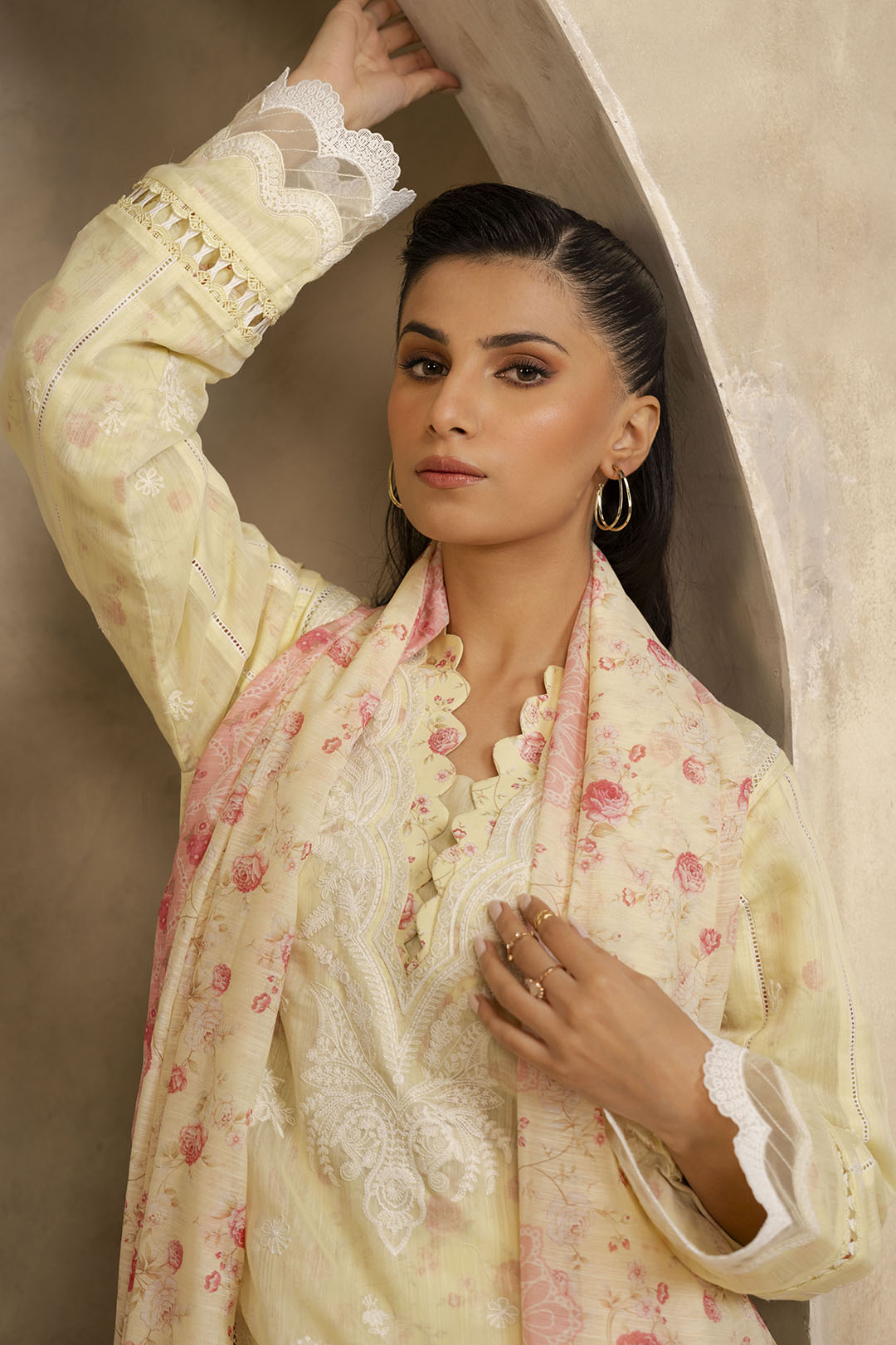 Embroidered Shirt Shalwar Dupatta - 0292