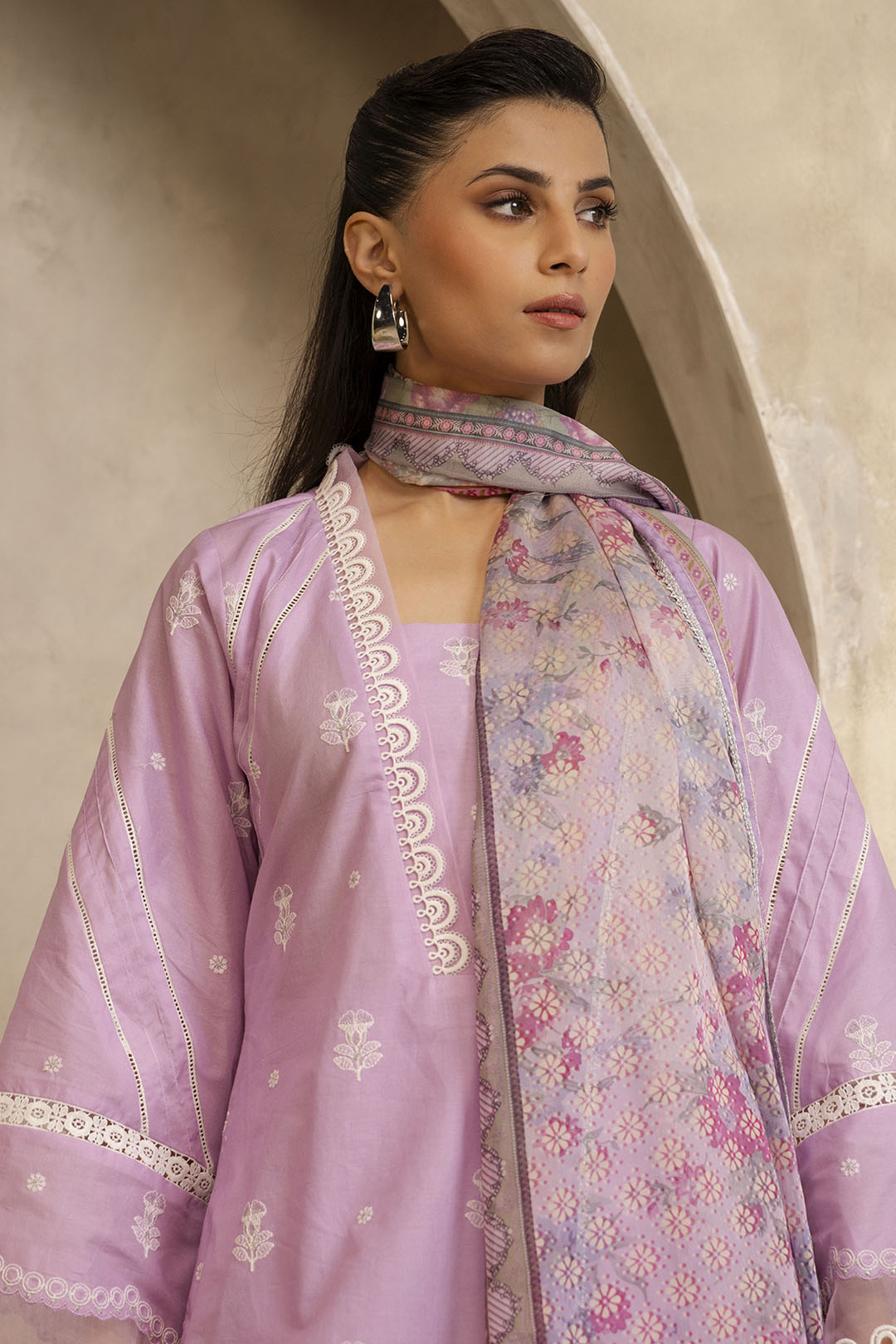 Embroidered Shirt Shalwar Dupatta - 0293