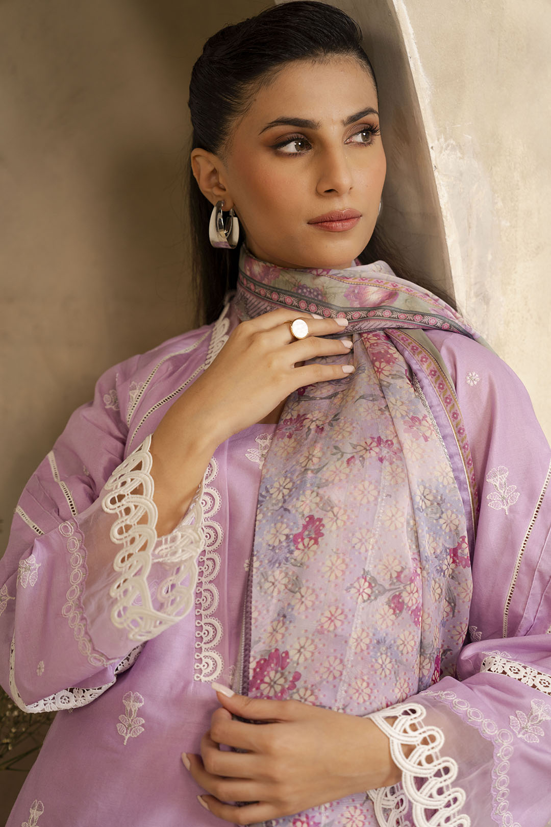Embroidered Shirt Shalwar Dupatta - 0293