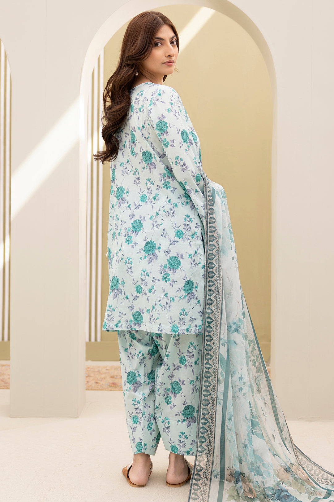 Embroidered Shirt Shalwar Dupatta - 0294