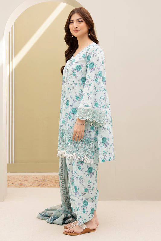 Embroidered Shirt Shalwar Dupatta - 0294
