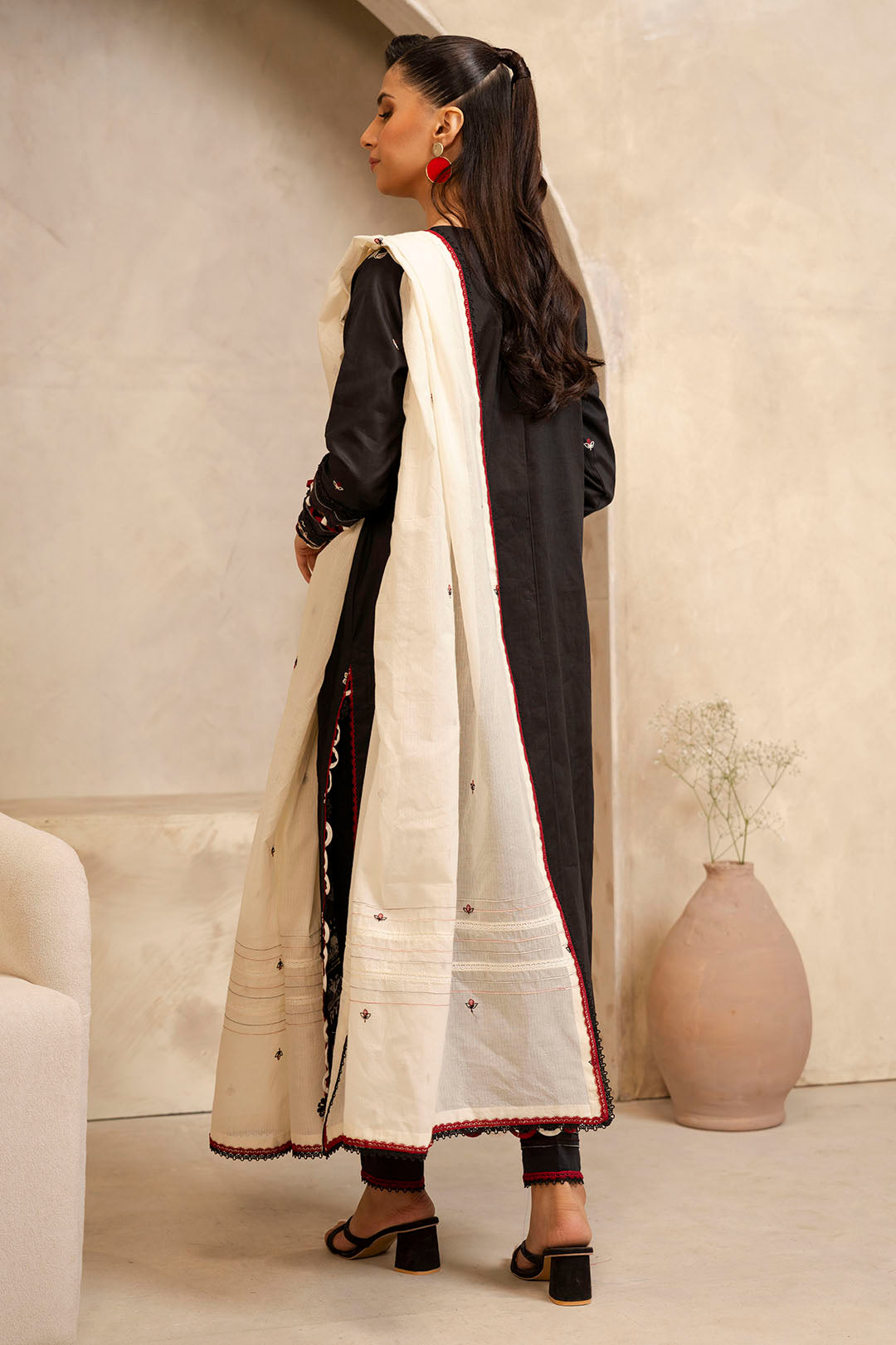 Embroidered Shirt Shalwar Dupatta - 0295