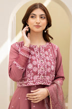 Embroidered Shirt Shalwar Dupatta - 0296