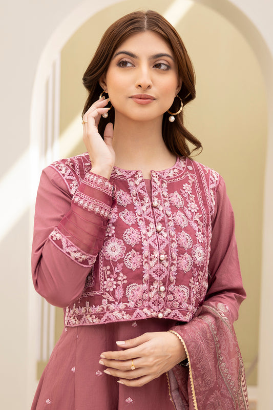 Embroidered Shirt Shalwar Dupatta - 0296
