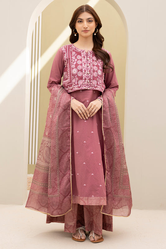 Embroidered Shirt Shalwar Dupatta - 0296