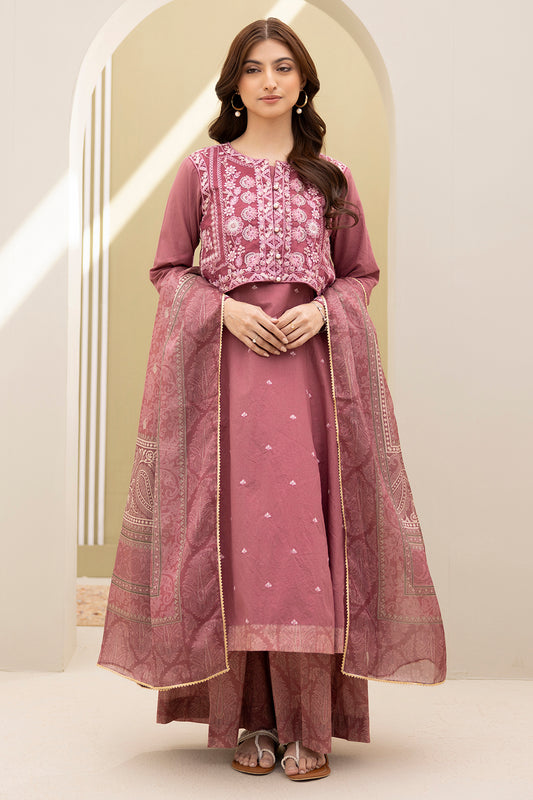 Embroidered Shirt Shalwar Dupatta - 0296