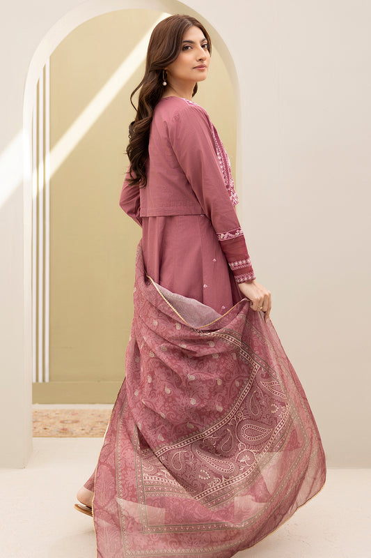 Embroidered Shirt Shalwar Dupatta - 0296