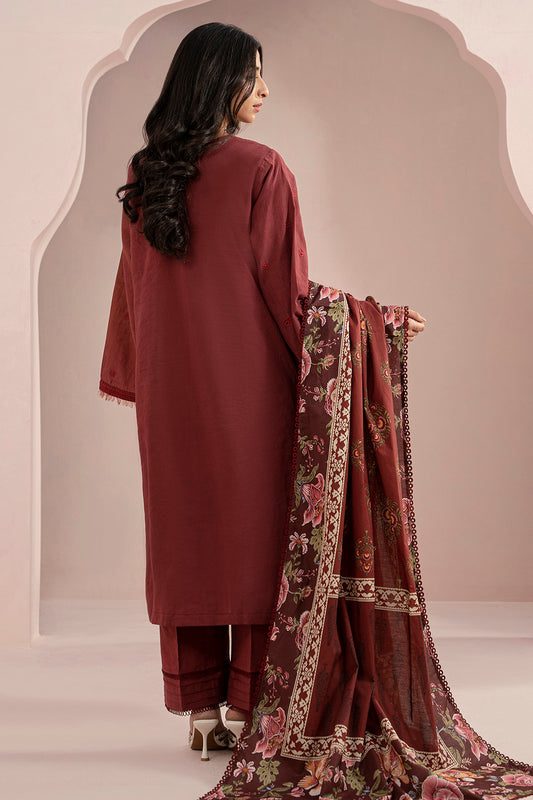 Embroidered Shirt Shalwar Dupatta - 0298