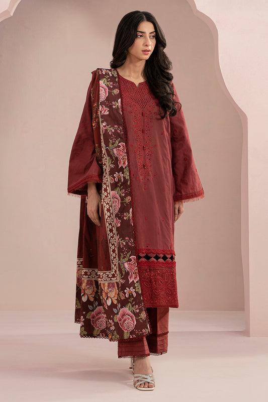 Embroidered Shirt Shalwar Dupatta - 0298