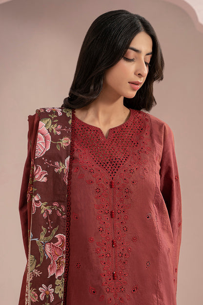 Embroidered Shirt Shalwar Dupatta - 0298