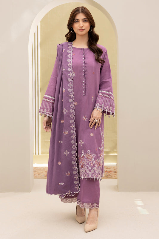Embroidered Shirt Shalwar Dupatta - 0299