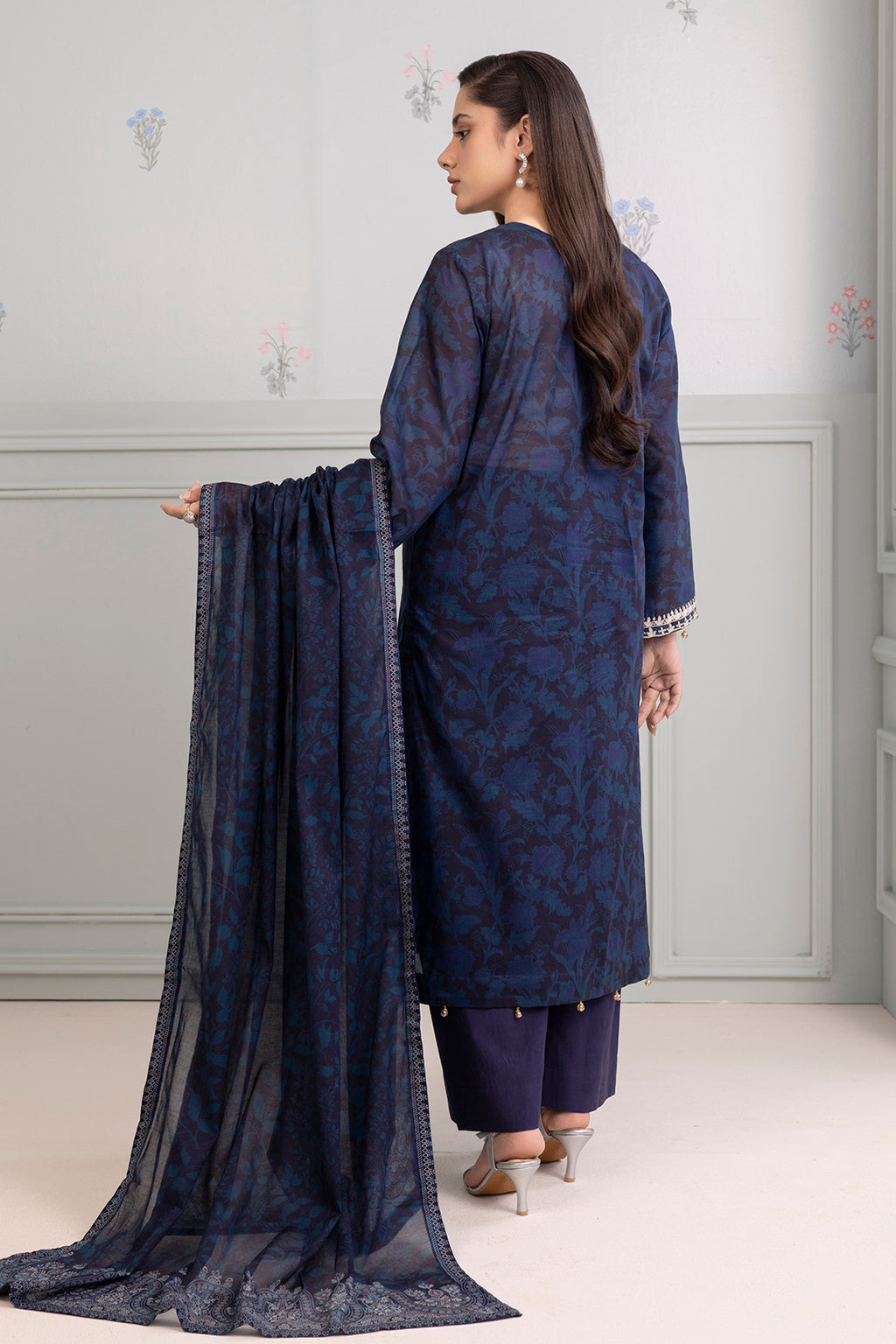 Embroidered Shirt Shalwar Dupatta - 0339