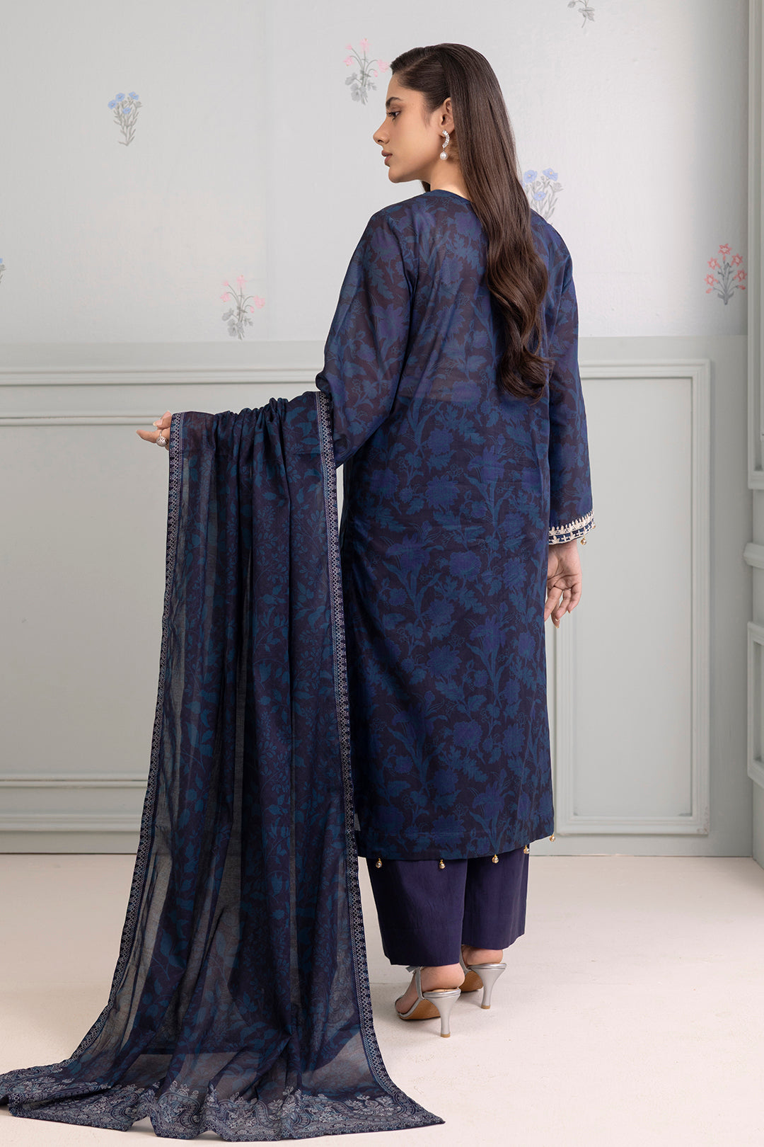 Embroidered Shirt Shalwar Dupatta - 0339