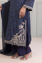 Embroidered Shirt Shalwar Dupatta - 0339