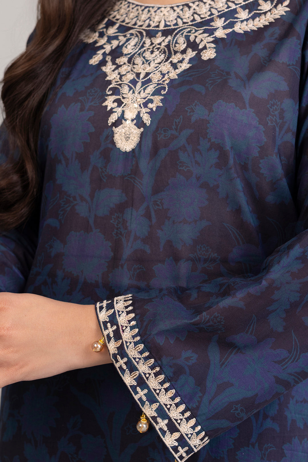 Embroidered Shirt Shalwar Dupatta - 0339