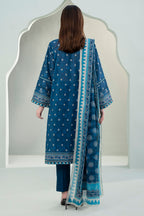 Embroidered Shirt Shalwar Dupatta - 0340